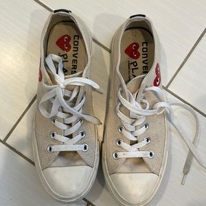 Converse Comme des garçons sneakers - size 8 women’s